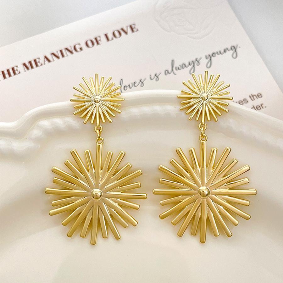 Sun  Earrings Starburst Celestial Jewelry Falling Star Astronomy Sky Boho Women Gift Jewelry Wholesale