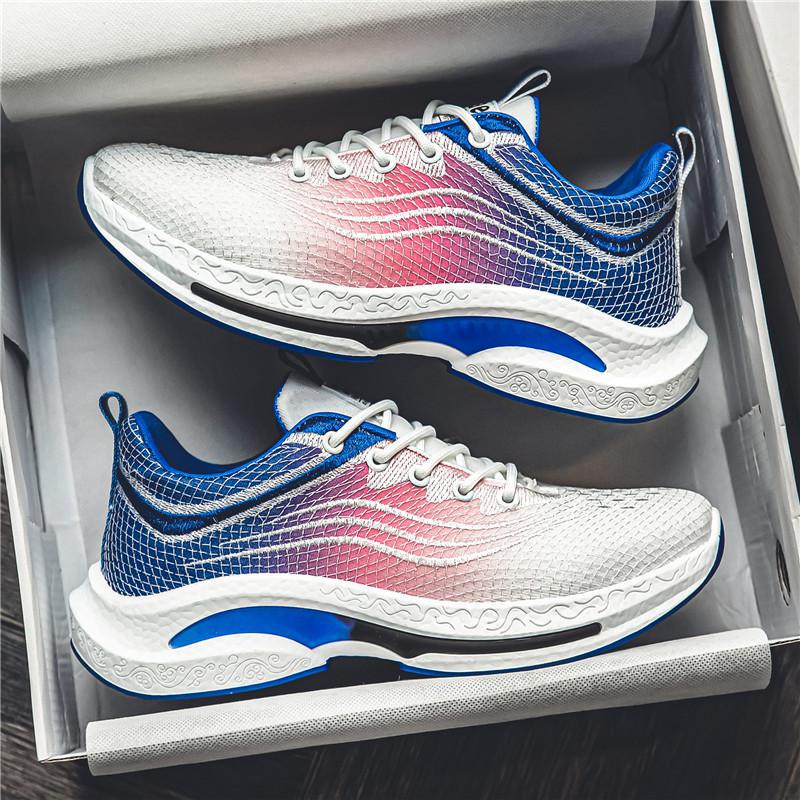 22 new summer mesh thick-soled heightened breathable casual soft-soled sports running shoes