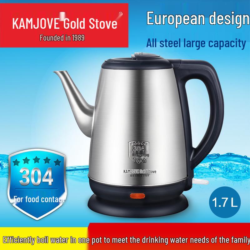 

Jinzhao T-65A Stainless Steel Electric Kettle, 1.7L Capacity 1.7L
