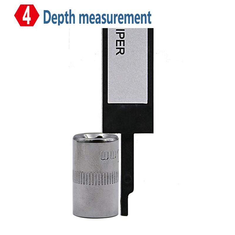 Professional Arrival Micrometer Measuring Tools Permanent Makeup Eyebrow Vernier Black Silver 6 Inch Digital Electronic Caliper