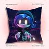 M-Murders D-Drones Anime L-Laple Pillow Case Plush Pillow Cases Home Decoration Pillow Cover for Sofa Bed Chair Living Room