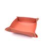 Nordic PU Leather Desktop Tray for Jewelry, Cosmetics, & Keys