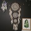 3 Rings Meter Circle Large Bohemian Boho Style Natural Feather Material Dream Catcher Wall Hanging Decor DIY Room Decor