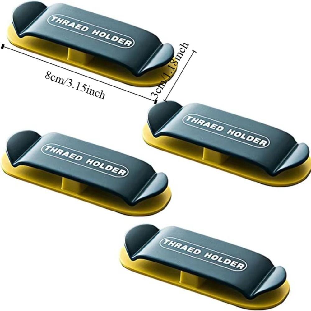 4pcs/set Wall-Mounted Wire Clip Punch-Free Cable Management Practical Wire Holder  Car