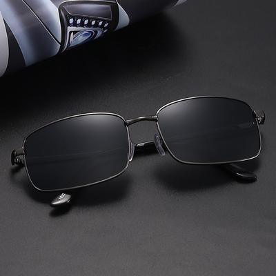 Occhiali da sole polarizzati da uomo di design alla moda Occhiali da guida vintage antiriflesso UV400 classici per uomo Occhiali da sole per conducente esterno maschile