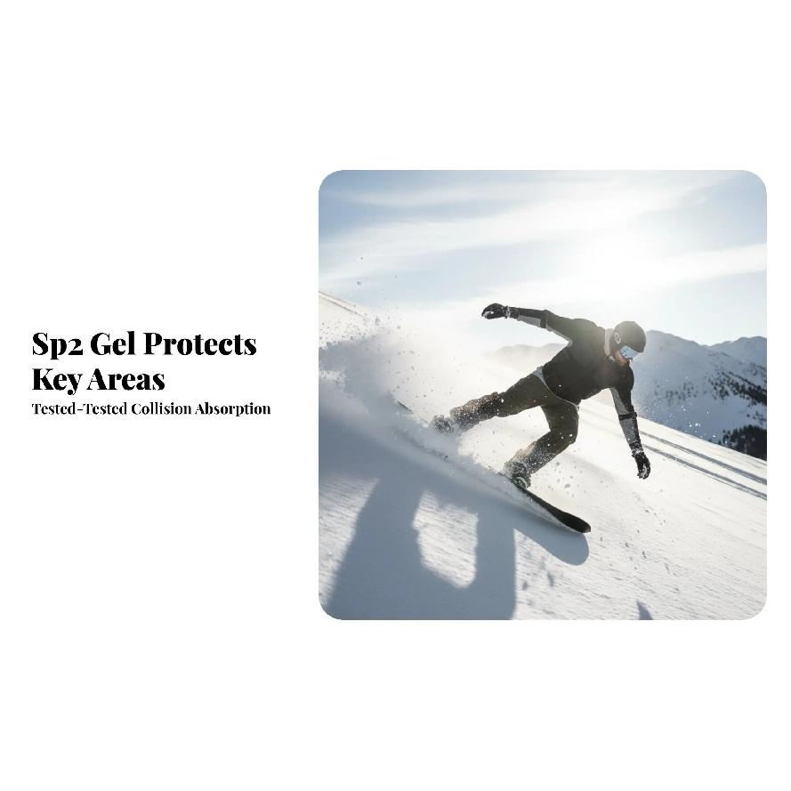 Ski Protective Gear, Spine, Chest & Elbow Guard, Unisex Inner Wear for Snowboard & Skiing