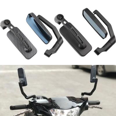 1 para lusterko wsteczne motocykla zmodyfikowane lusterko boczne ze śrubami uniwersalne lusterko wsteczne do motocykla ze stopu aluminium akcesoria motocyklowe