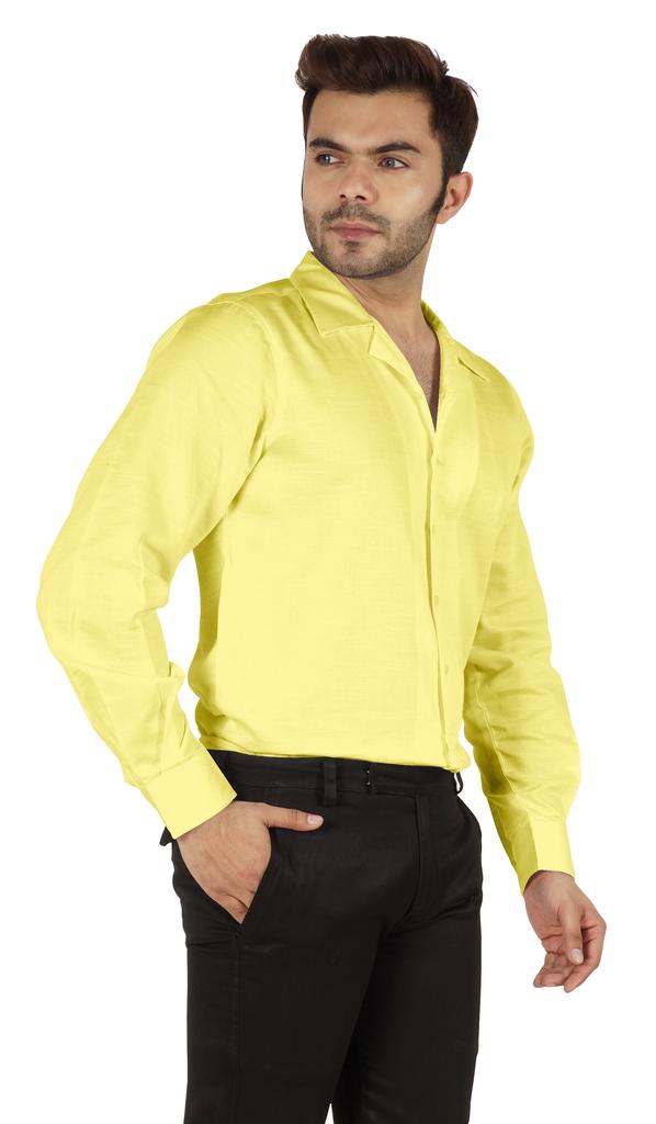 BestMan Solid Long Sleeve Cotton Shirts For Men  S Formal Button Down Regular Fit