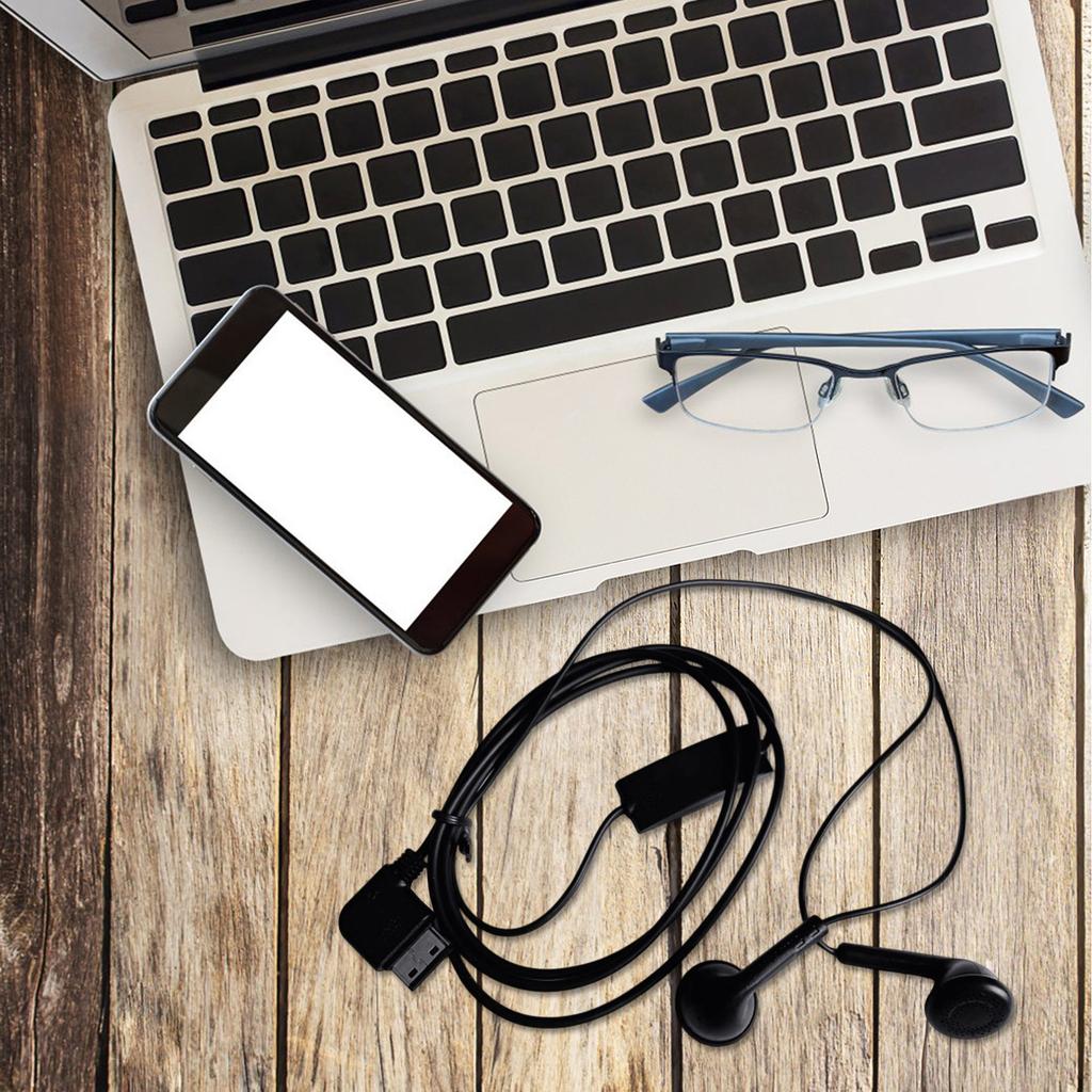 Flat Port Earbud Headphones Cord in-Ear Earphone with Microphone Earpiece for G600 D800 Smartphone Accessories