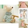 Xinlai Direct Sale Ins Dressing Couple Plush Toy Cute Belly Mouse Doll Girly Mouse Doll
