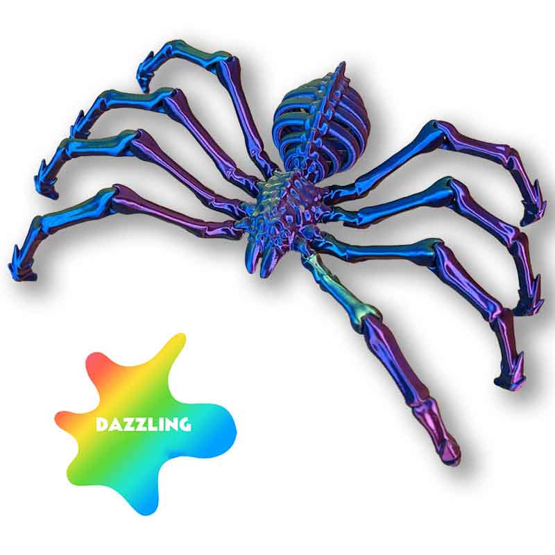 Simulare Imprimare 3D Păianjen Noutate Elasticitate Păianjen Fosforescent Articulații Creative de Contracție Jucărie Model Insectă Mobilă