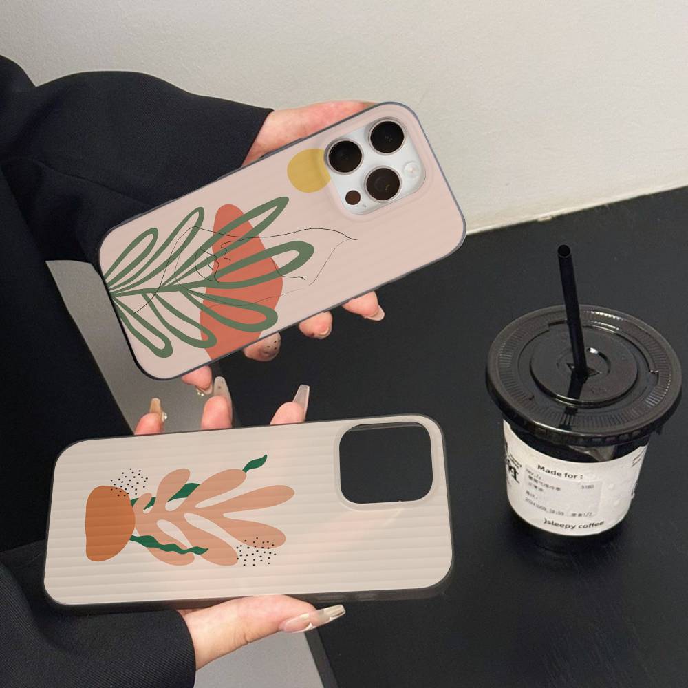 Funny Henri Matisse Art Painting For iPhone 17 16 15 14 13 12 11 Pro Max Plus Pro Corrugated Shockproof Matte Phone Cover