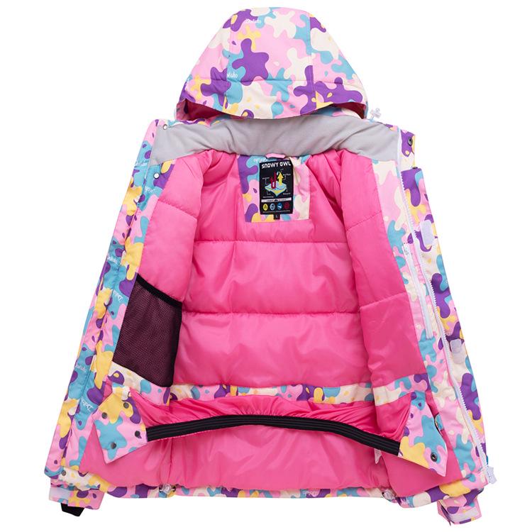 Kids' Warm Winter Ski Suit: Thickened Jacket for Boys & Girls