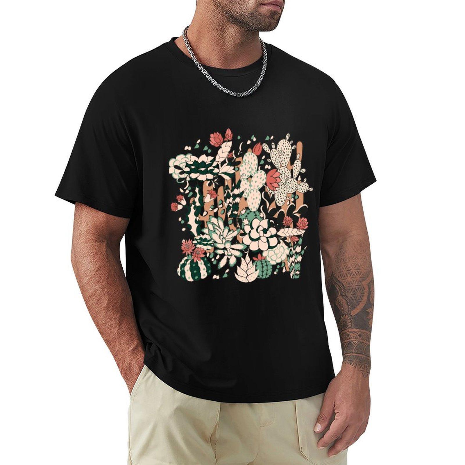 

Cacti and Succulent TShirt affliction shirts Funny tshirt summer top Louboutins men t shirt 4XL