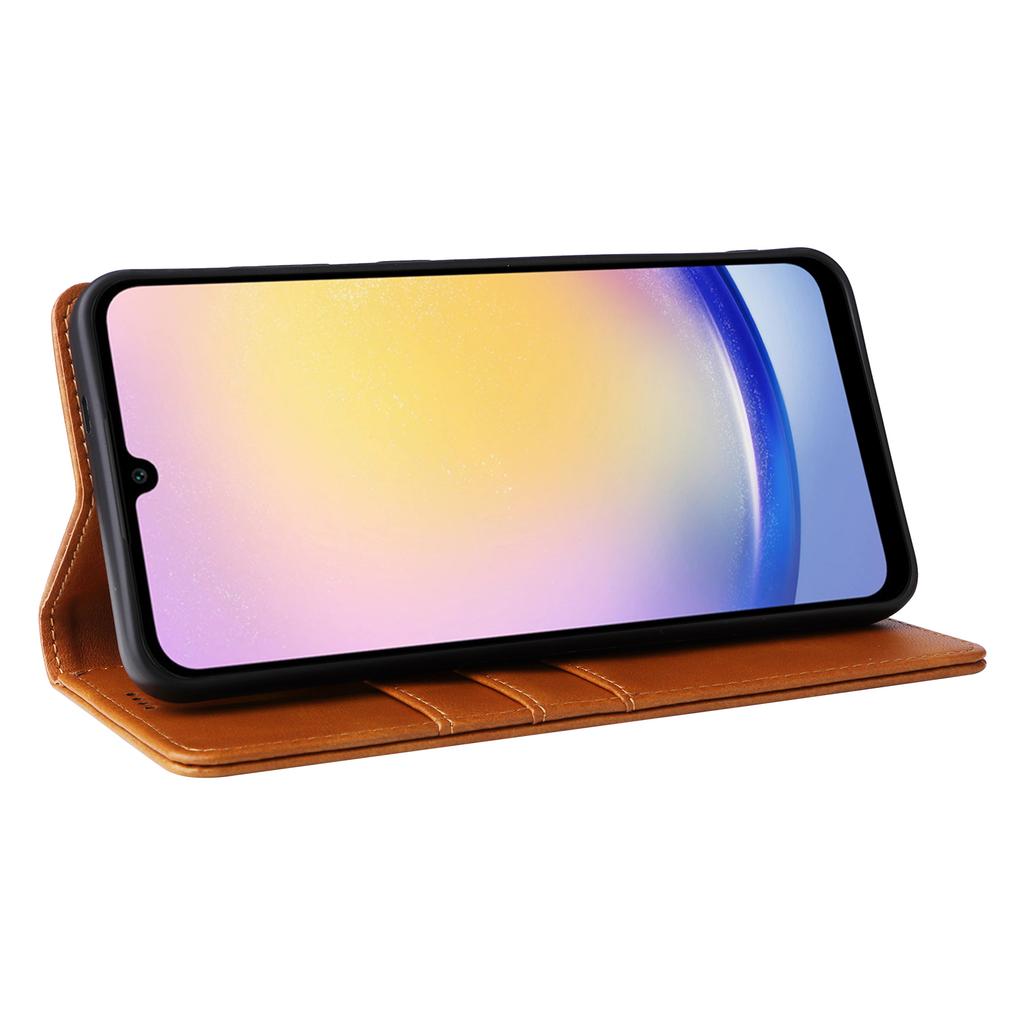 For Samsung Galaxy A25 5G (Global) (161.0 X 76.5 X 8.3mm) Case Leather Phone Cover