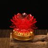 Colorful Lotus Lamp Vibrant Color Battery-Operated Creative Shape Flicker Free Realistic Looking Compact