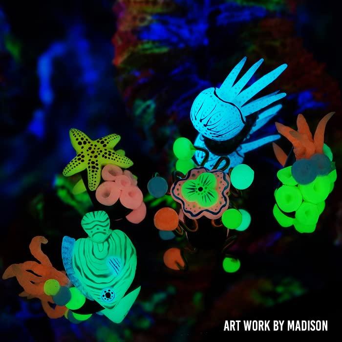 MADISON Collaboration Pickarinendo Gel Clay Gel Luminous Luminous Halloween Glowing Gel Clay Gel 3D Hard Gel Clay Clay Neon Color select (Please