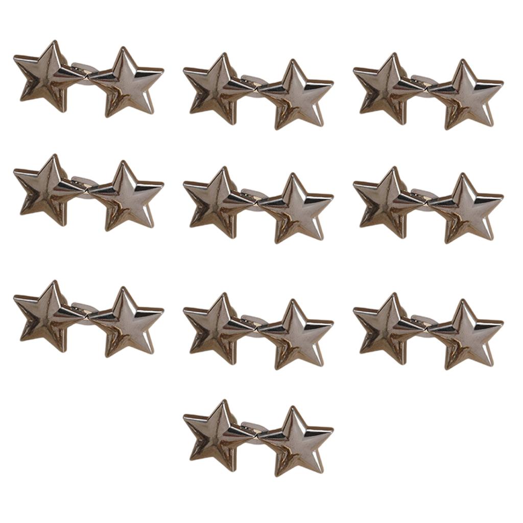 Jeans Fastening Buckle Alloy Vintage Star Tighten Button for Loose Pants Jeans Waist Tightener