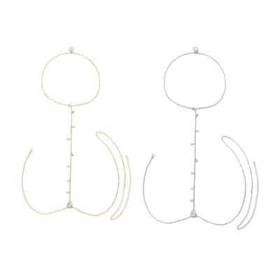 Necklace Crystal Waist Belt Belly Chain for Dress Chain Belt for Women Waist Chain Belt Belly Dance Accessories