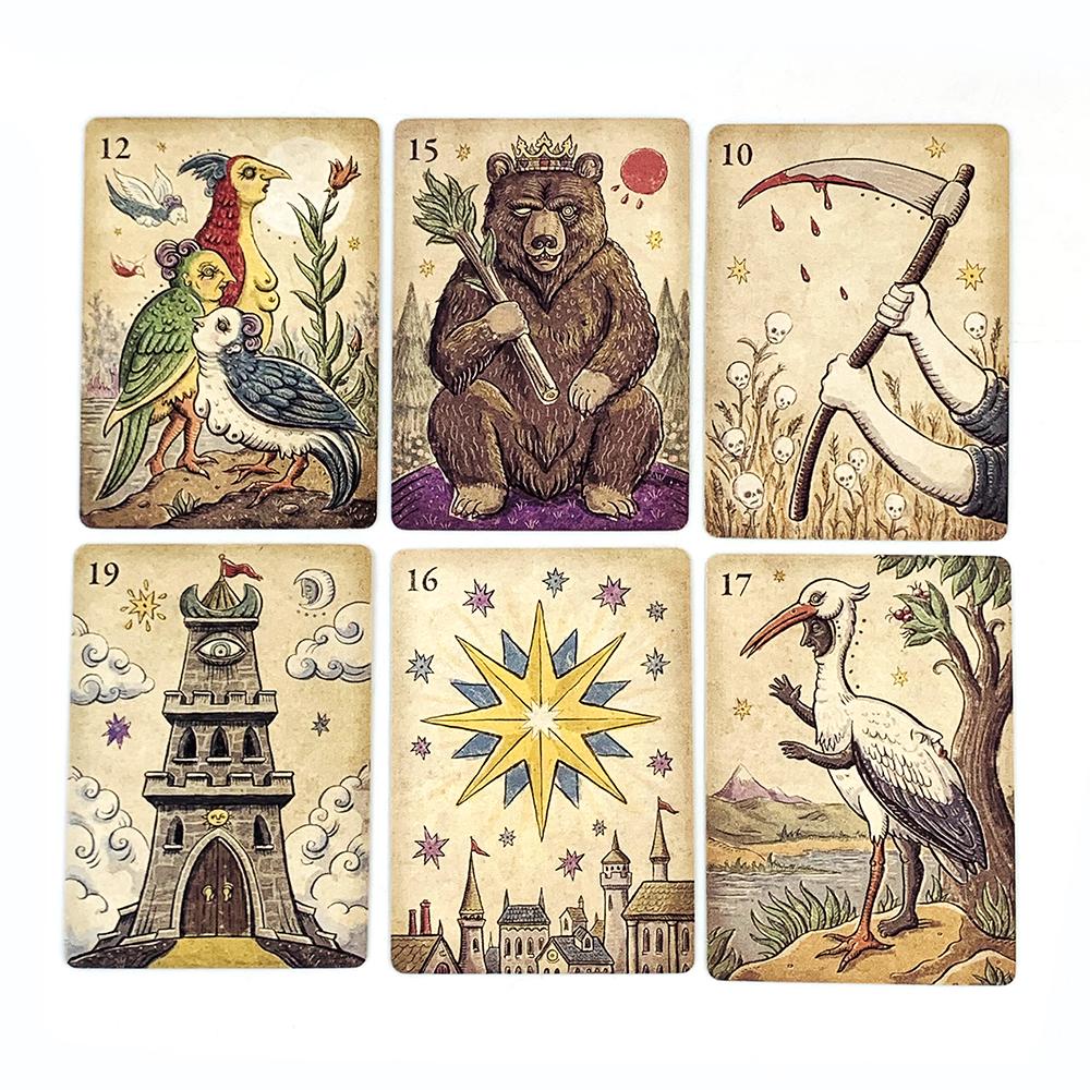 Oracle Cards A 36 Mysterious Divination Oracle Cards Party Entertainment Board Game,Perfect For Spiritual Guidance & Collectors