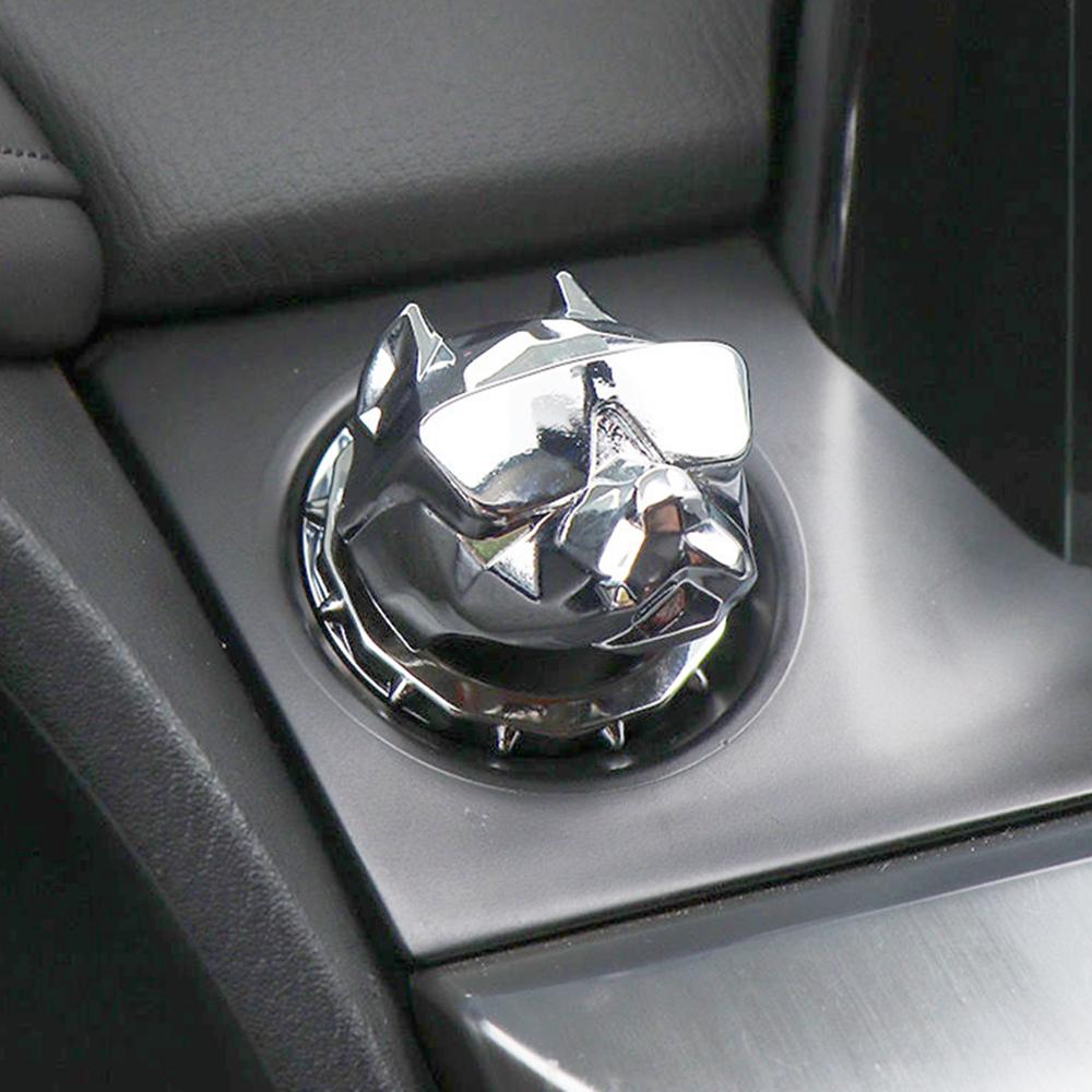 Start Button Bulldog Car Engine Start Stop Button Cover Universal  Auto Ignition Button For Car