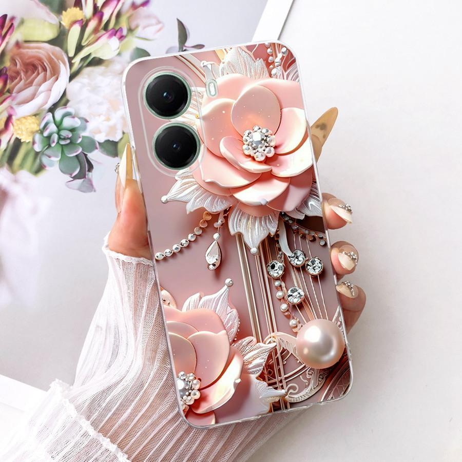 Case For Xiaomi Poco X7 Pro Cover X 7Pro Transparent Butterfly Painting Soft Back Cases For Xiaomi PocoX7 X 7 Pro 5G Clear Capa