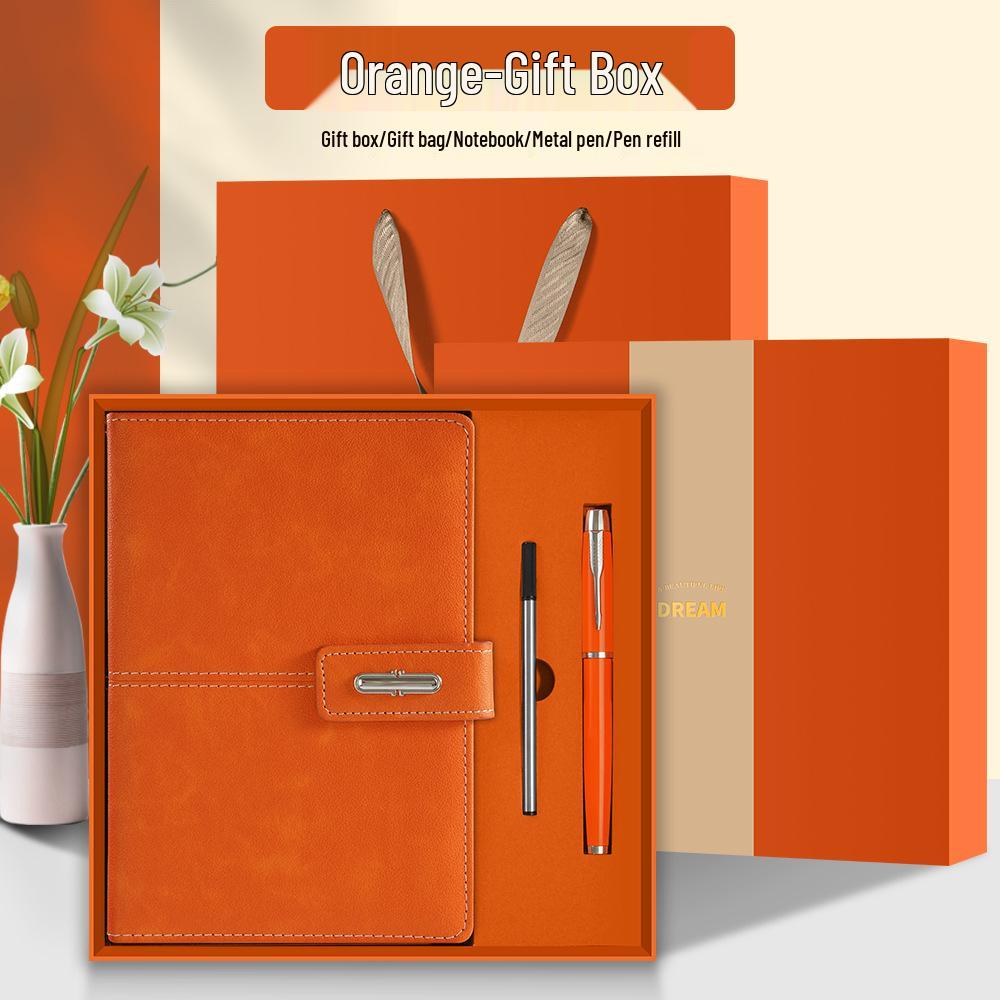 Custom Business Gift Set: Notebook & Thermos Cup for Office Use