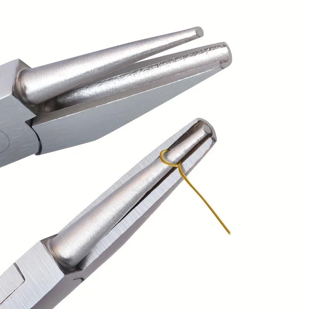 High Carbon Steel Half Round Concave Pliers Wire Bending Pliers  For 9-pin Coils and Other Coils