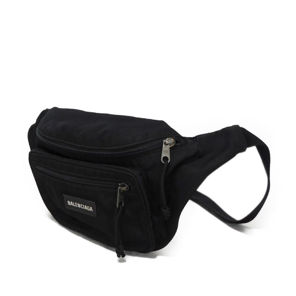 Used Explorer Belt Bag 11221 482389 2AA2C 1000 7929 Waist Pouch New Logo 13848 Black Men's from Japan AUTHENTIC
