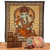 Tapisserie Ganesha grande décoration Goa Californie