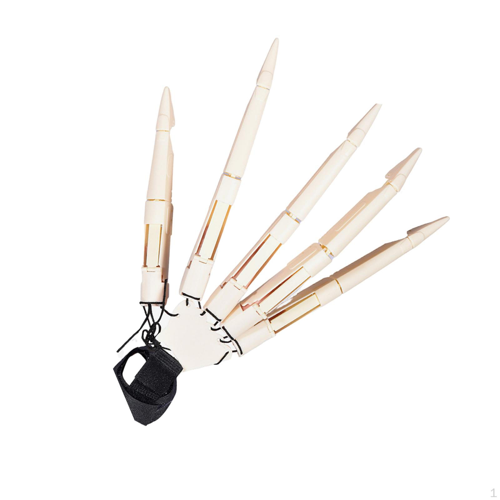 Жуткие руки скелета — реквизит для костюма на Хэллоуин. white right