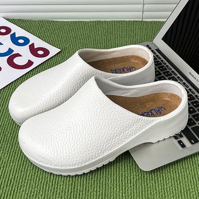 Pantofole Estive da Uomo Antiscivolo Resistenti all'Olio Scarpe da Chef Scarpe da Cucina da Uomo Scarpe da Lavoro da Infermiera Zoccoli Casual in EVA Leggeri e Morbidi