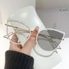 Color Changing Blue Light Blocking Glasses Women Men Stylish Photochromic Glasses Ladies Cat Eye Optical Spectacle Eyeglasses
