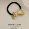 Minimalist Metal Hair Ring - New Korean Style High-End Ponytail Tie Rubber Band.