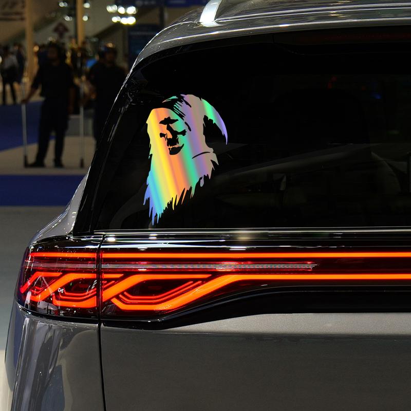 Halloween Funny Stickers Death Car Sticker Creative Auto Exterior Decoration PVC Waterproof Decal Car Motorcycle Accessories