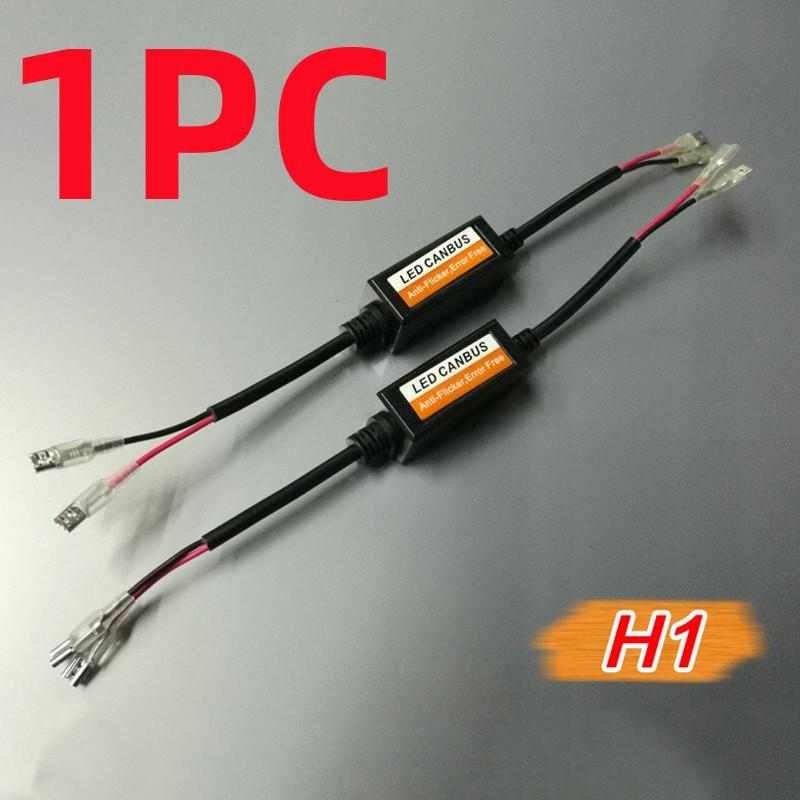 

1 шт. Автомобильный светодиодный контроллер нагрузки Canbus, резистор, подключаемый и работающий, безошибочный резистор, антимерцающий, 12 В, автомобильные аксессуары H1/h3/h4/h7/h8/h9/h11