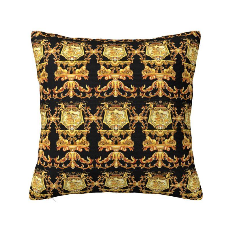 Barockes Blumenmuster Kissenbezüge Europäischer Rokoko Stil Weiche Niedliche Kissen für Sofa Heimdekoration
