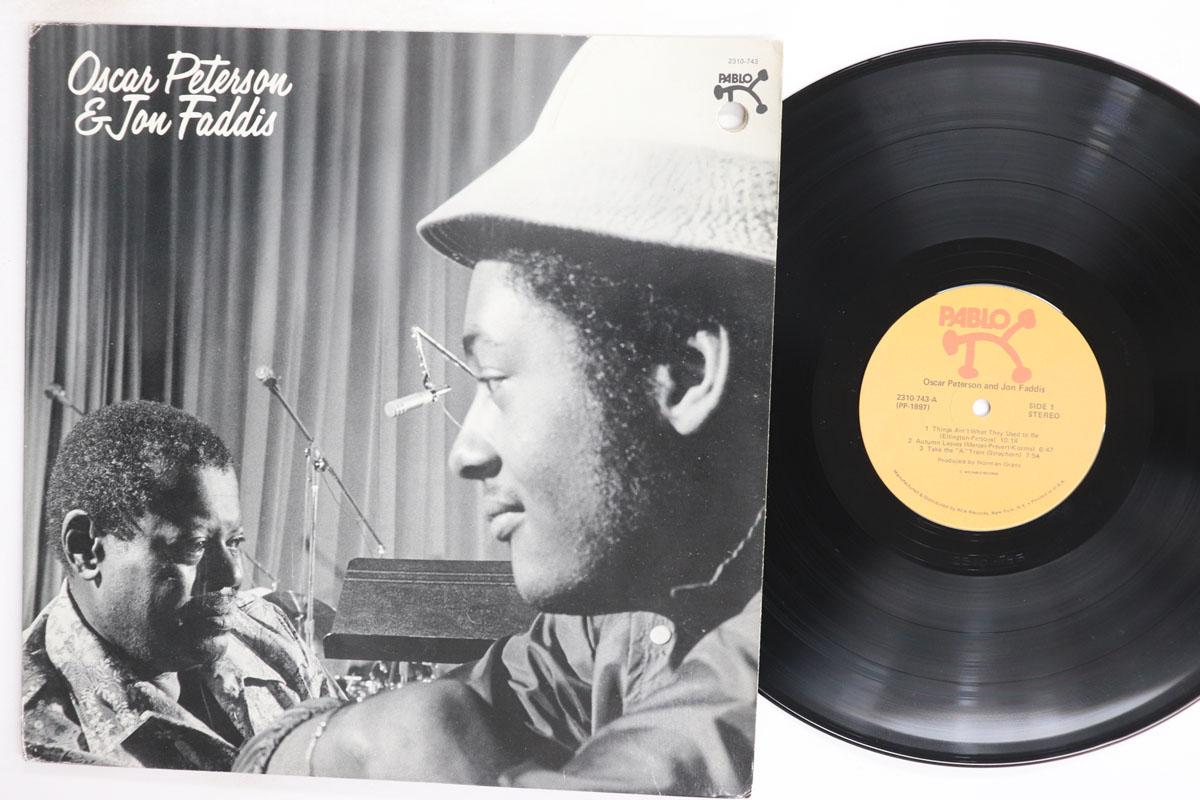 Виниловая пластинка OSCAR PETERSON JON FADDIS  Oscar Peterson  Jon Faddis 2310743 PABLO 1975 США Джаз Б/у