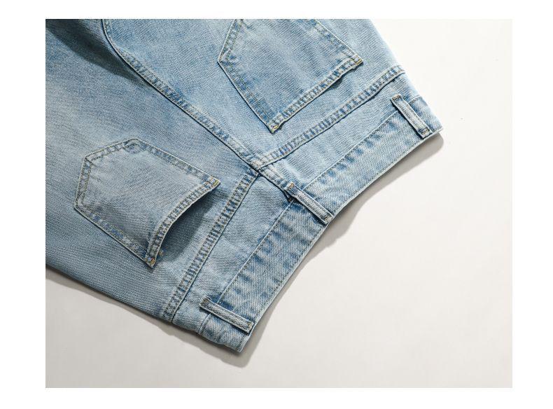 Women's Light-Wash Wide-Leg Jeans, Autumn 2025 New Style, High-Waisted Loose Fit, Casual Straight-Leg Floor-Length Pants