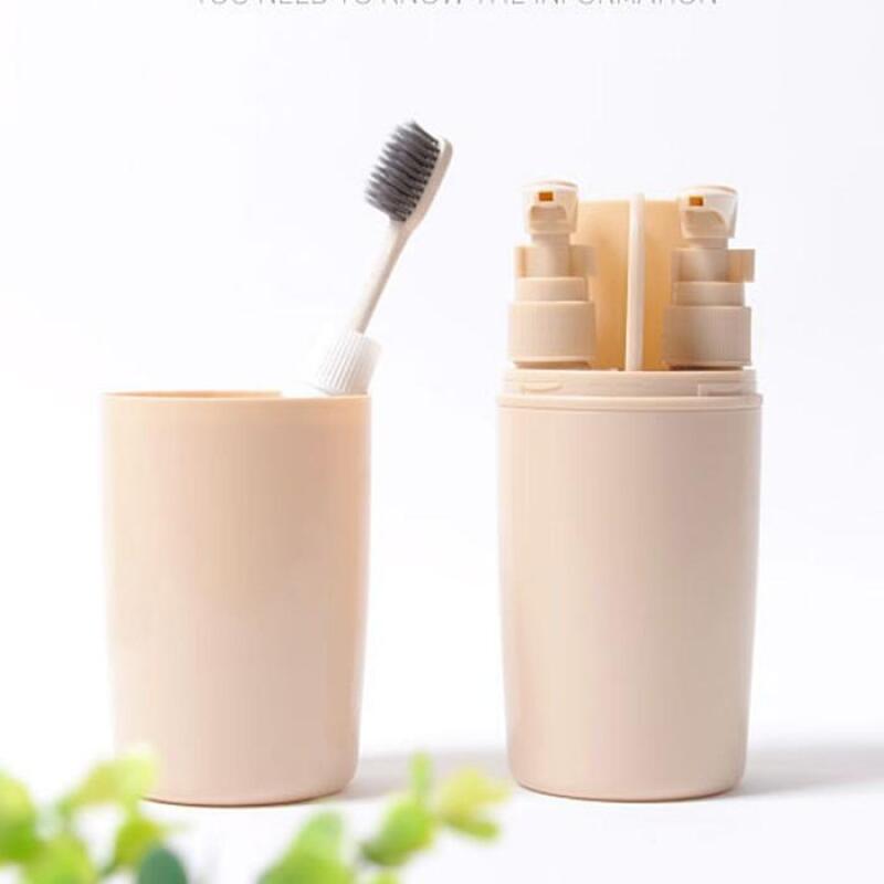 Travel Wash Bottle Travel Case Blue gray