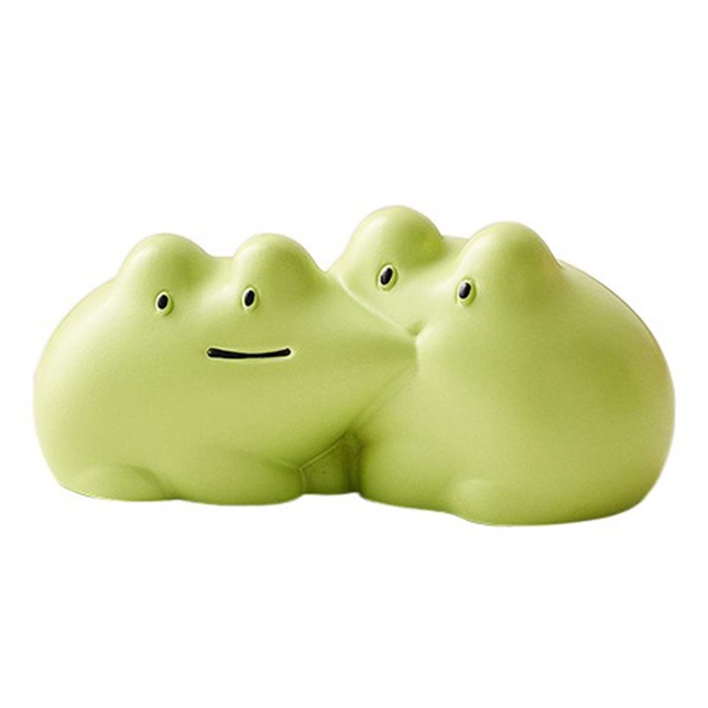 Handmad Frog Resin Figurine Statue Mini Frog Model Toy  Car Diy Accessories