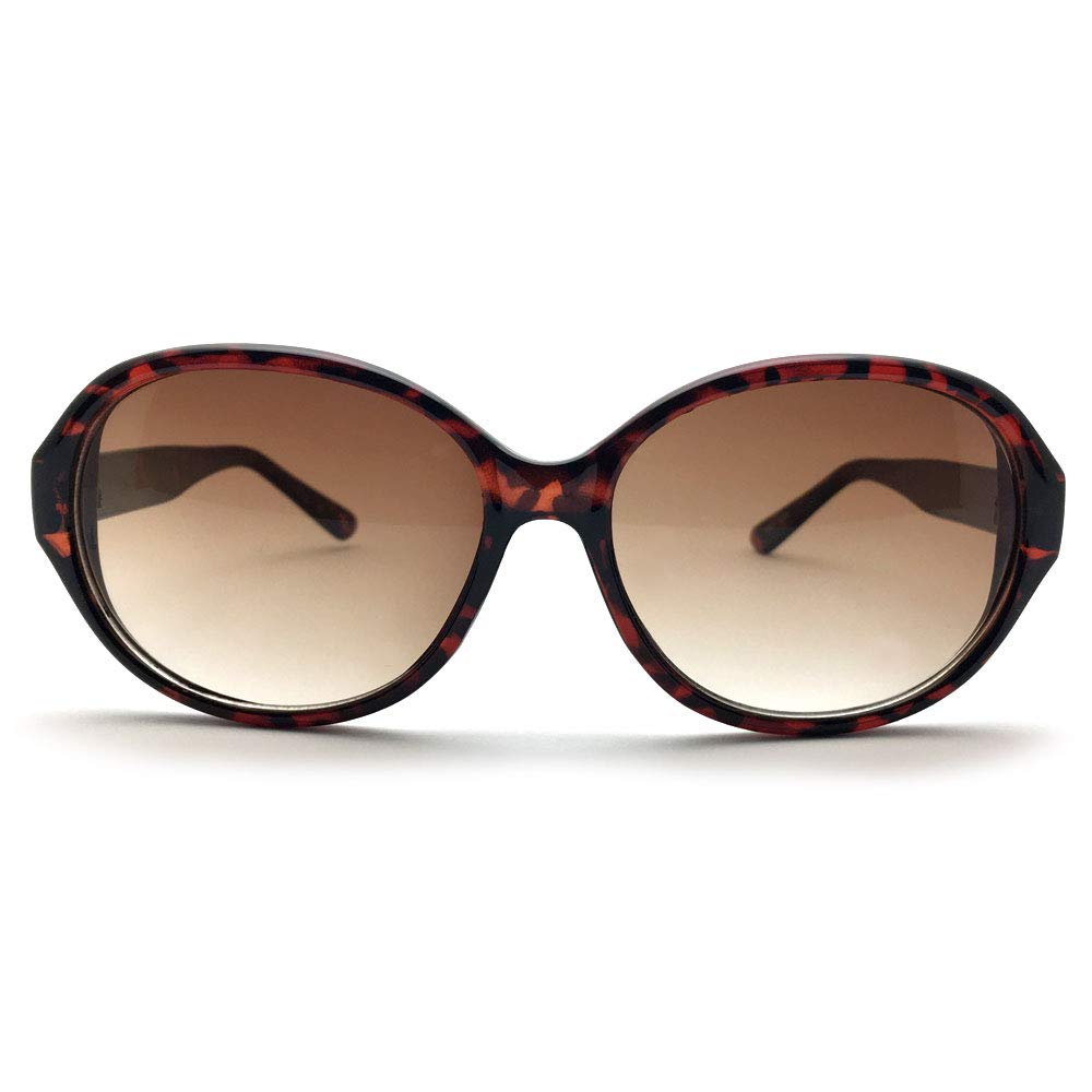 [DESIGN EYEWEAR] GRADATION LENS BUTTERFLY SUNGLASS (Gradient Lens Butterfly Sunglasses) Tortoiseshell x Brown Half