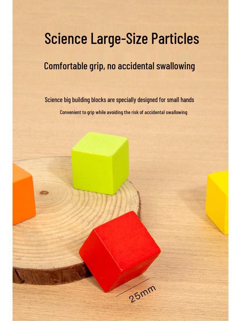 Children's Educational Building Blocks: Math Learning Aids for Early Education