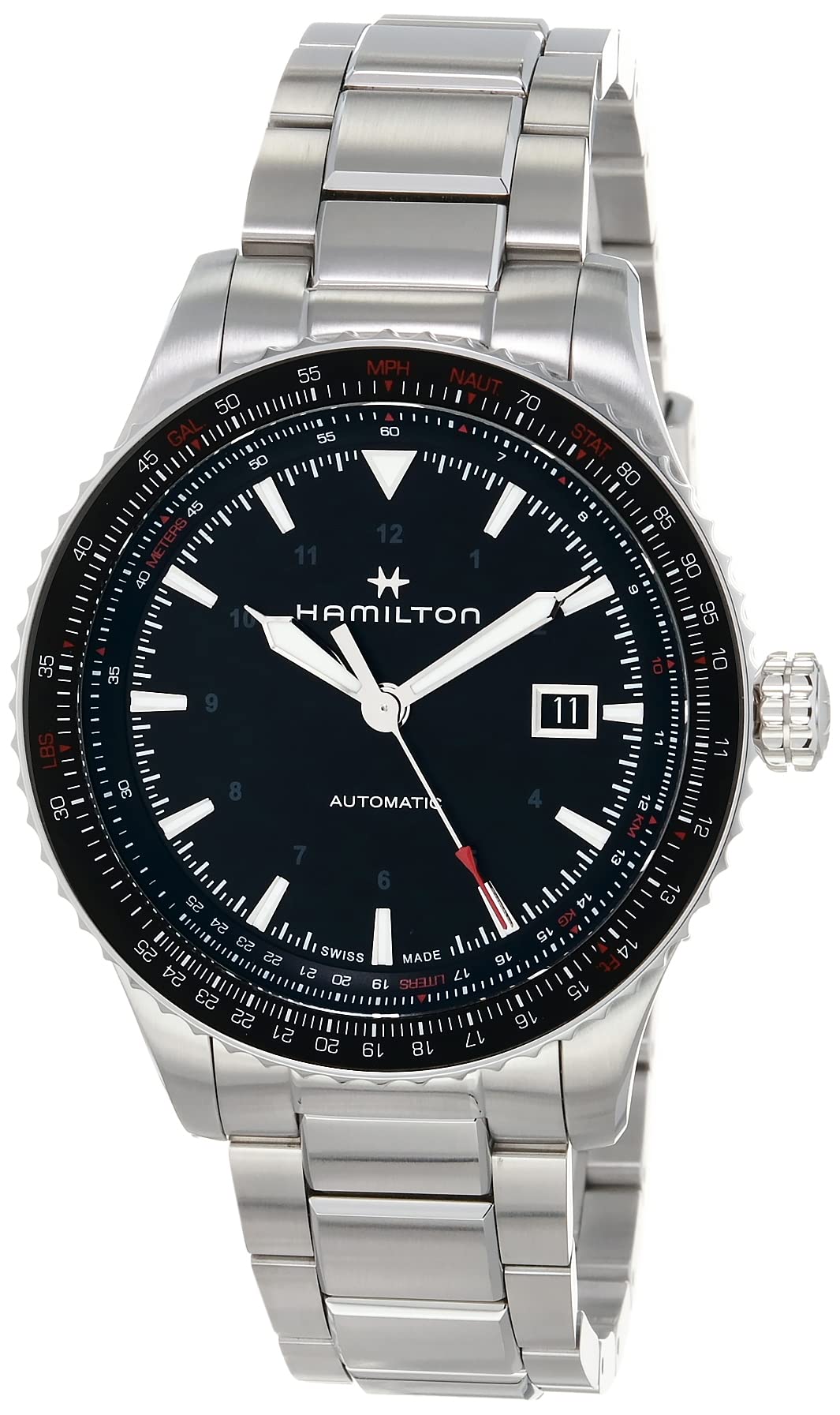 

HAMILTON Watch Genuine Warranty Khaki Aviation Converter Auto Mechanical Automatic Winding H76615130 Imported [Hamilton] Men s [Regular Product]