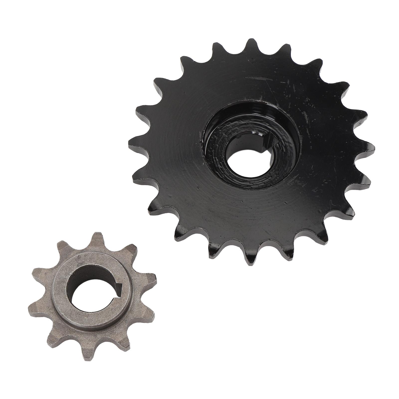 

420 Chain 10 Tooth Front Sprocket 420 Chain 20 Tooth Rear Sprocket Replacement for Coleman CT200U Trail Mini Bike Go