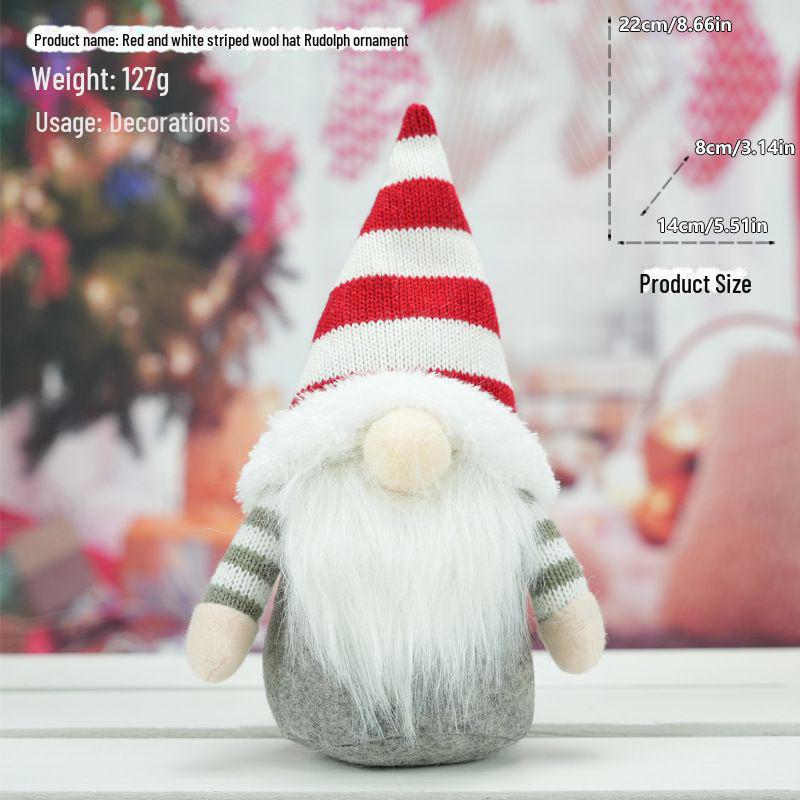 2024 Luminous Christmas Decorations: Rudolph, Santa, and Snowman Dolls