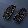 Abs Carbon Fiber Car Key Case Cover Shell For Mercedes Benz A C E S G Class Glc Cle Cla Glb Gls W177 W205 W213 W222 X167 Amg Fob