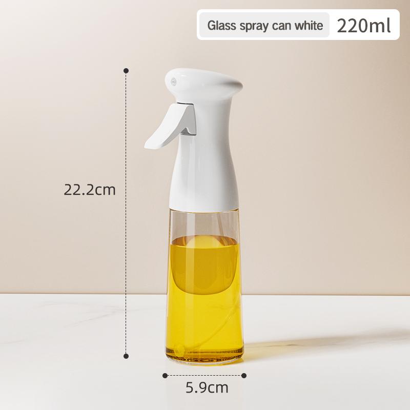 

Kitchen Oil Spray Bottle 220ml Glass Oil Spray Kettles Household Outdoor Spray Atomized Oil-Free Spray Kettles Kitchen Tools