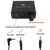 ME1 Portable Mixer 3 Output Mic Amplifier Build In Bias Circuit Clear Sound Amplification for Live Monitoring Black