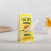 Acrylic Desk Sign "Leave Me Alone, I'm Busy" - Humorous Office Decor, Unisex Gift for Coworkers, Versatile Room Decor